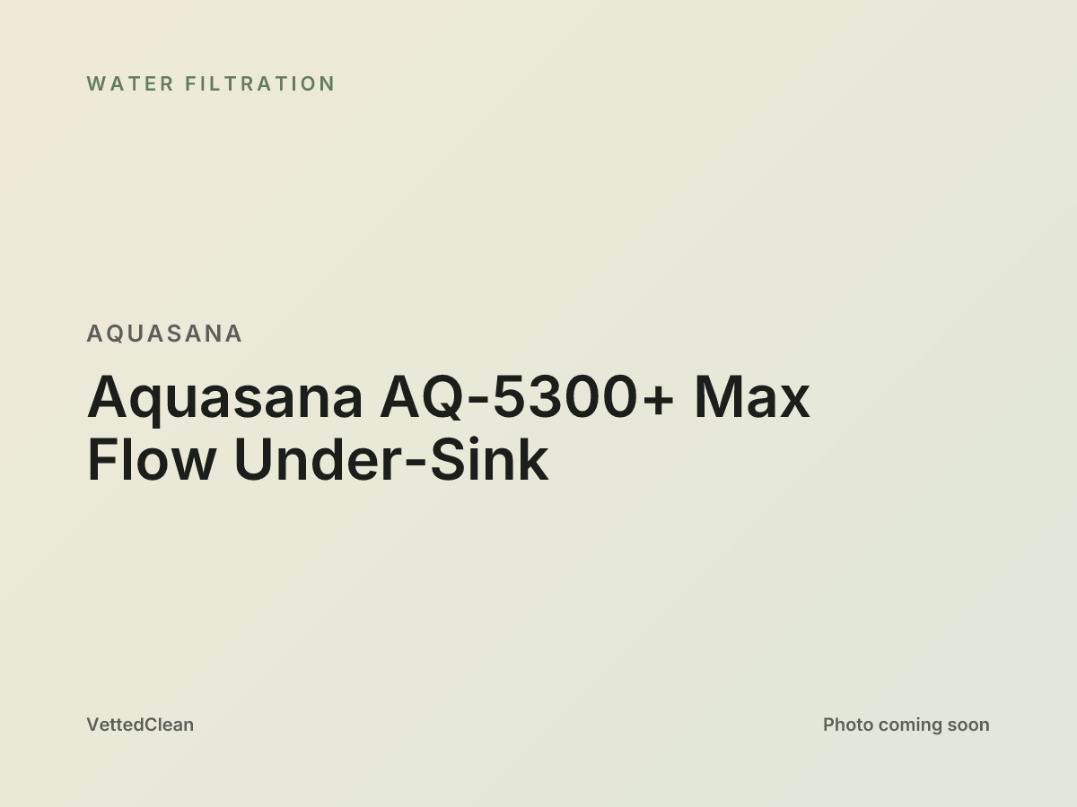 Aquasana AQ-5300+ Max Flow three-stage under-sink filter